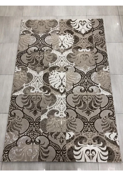 Burak Halı Sembol 12442 R 150X230 Krem Kahve Temiz Hava 4 M2 Halı - 2