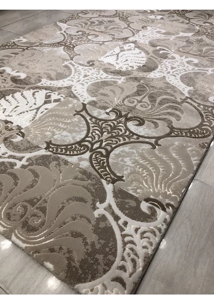 Burak Halı Sembol 12442 R 150X230 Krem Kahve Temiz Hava 4 M2 Halı - 3