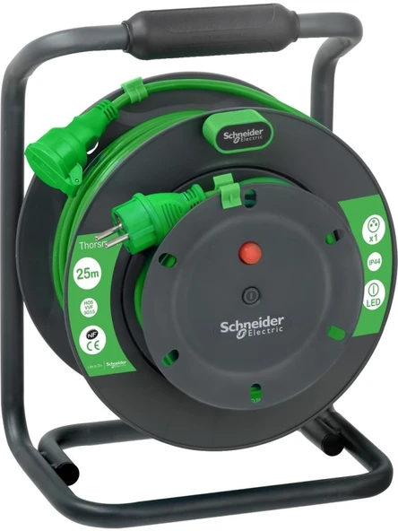 THORSMAN UZATMALI TİP FRANSIZ STANDARTLI KABLO MAKARASI IP44  3X1,5MM 25 MT ürün görseli 1