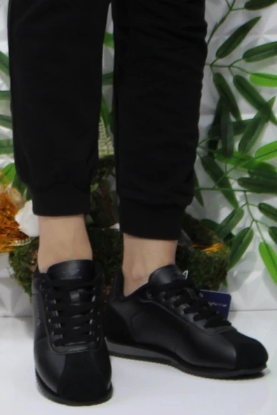 Fort Cheta Cortona Siyah Rahat Kadın Erkek Sneakers Spor Ayakkabı - Resim 2