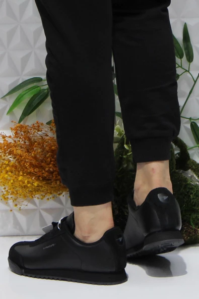 Fort Cheta Peru Siyah Rahat Kadın Erkek Sneakers Spor Ayakkabı - Resim 4