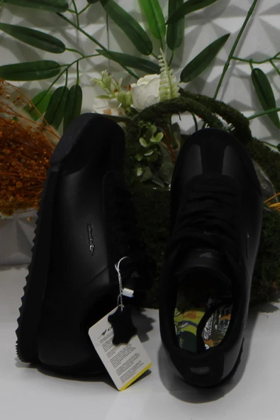 Fort Cheta Peru Siyah Rahat Kadın Erkek Sneakers Spor Ayakkabı - Resim 5