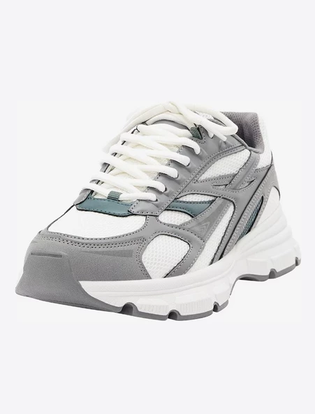 Pull & Bear Gri Beyaz Sneaker Ayakkabı - 38
