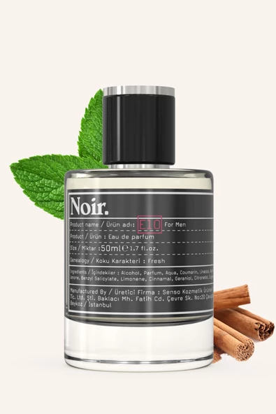 E10 Erkek EDP Parfüm 50 ML - 2