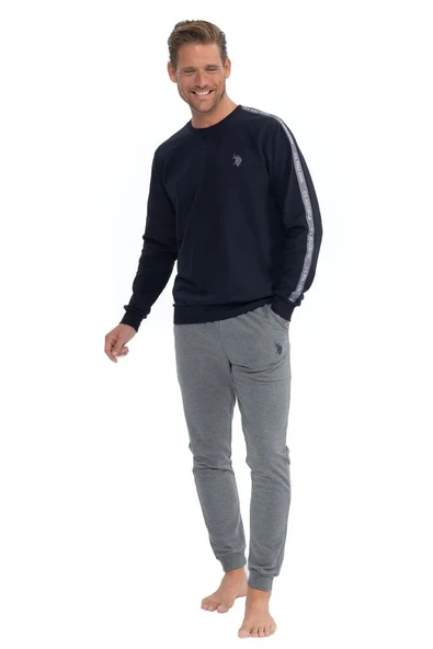 U.s Polo Assn. 18814 Erkek Pijama Takım - 4