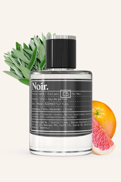 E5 Erkek EDP Parfüm 50 ML - 2