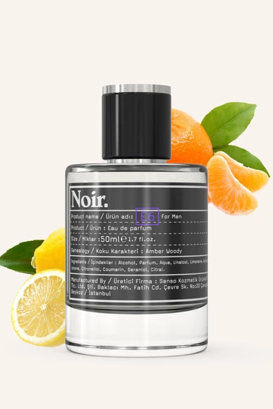 E6 Erkek EDP Parfüm 50 ML - 2