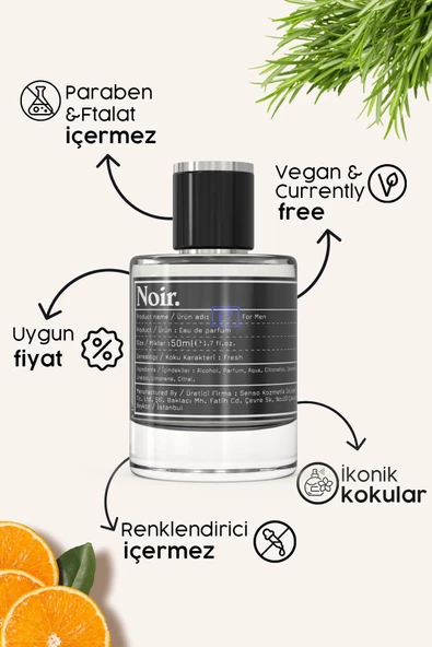 E7 Erkek EDP Parfüm 50 ML - 3