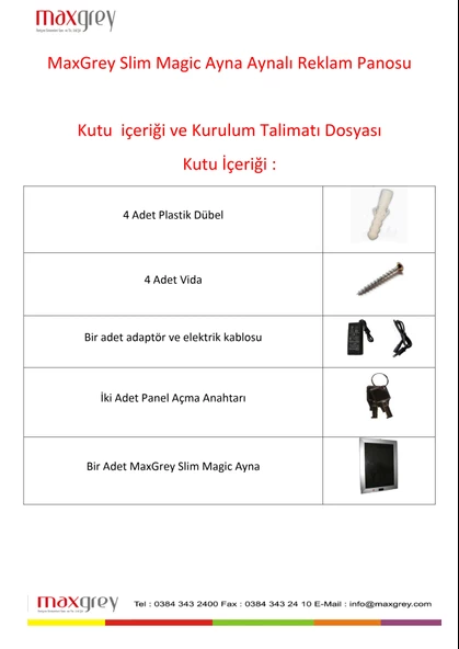 Aynalı Reklam Panosu - Slim - 5