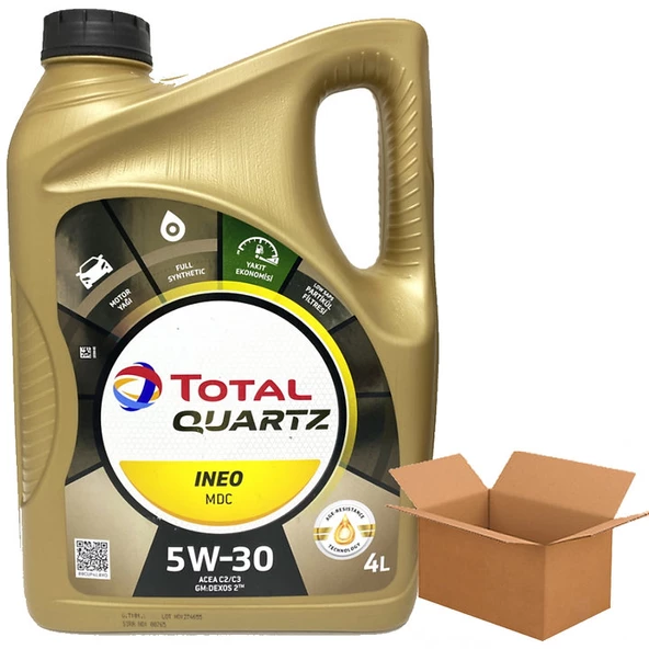 Total Quartz Ineo Mdc 5W-30 Dpf Sentetik Motor Yağı 3 X 4 L ürün görseli