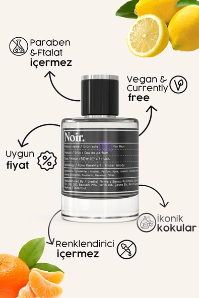 E6 Erkek EDP Parfüm 50 ML - 3
