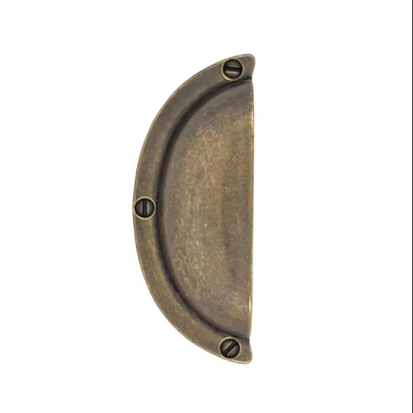 Antik Sarı 64 mm Tas Kulp ( 5 ADET ) - 3