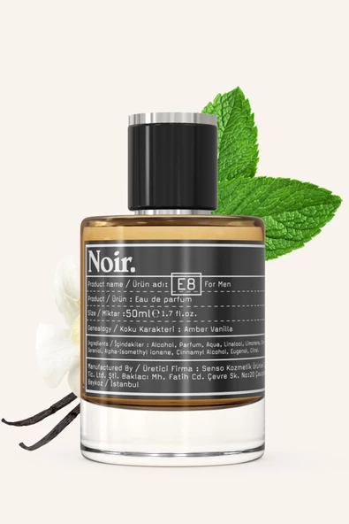 E8 Erkek EDP Parfüm 50 ML - 2