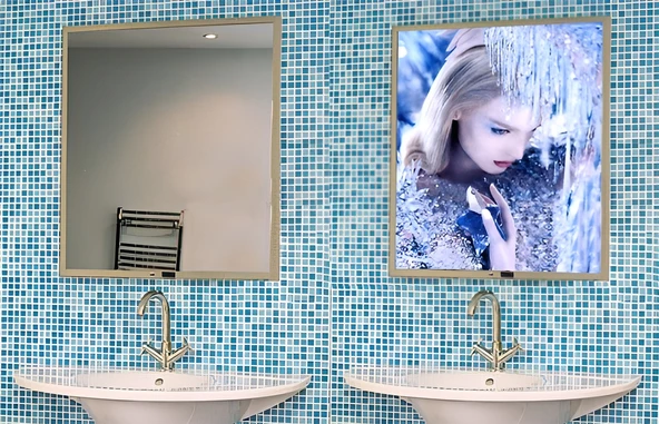 Aynalı Reklam Panosu - Çerçeveli - 3