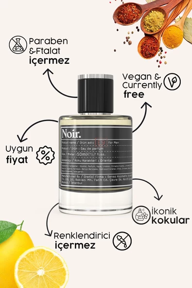 E9 Erkek EDP Parfüm 50 ML - 3