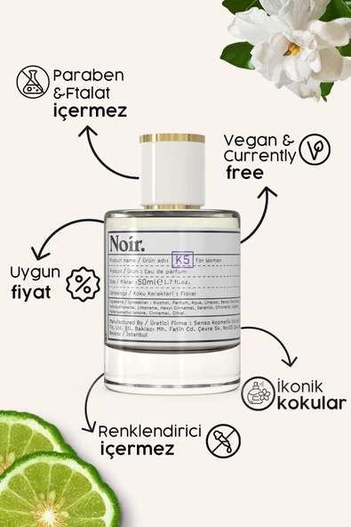 K5 Kadın EDP Parfüm 50 ML - 3