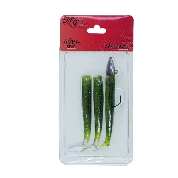 Albastar Natura Sandeel Sahte Balık 90mm  01