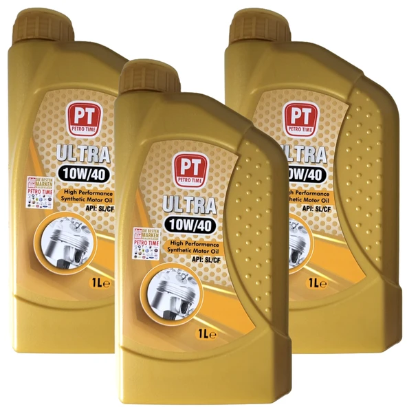 Petro Time 10W-40 Sentetik Motor Yağı 3 x 1 Litre