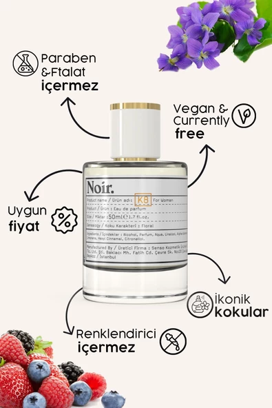 K8 Kadın EDP Parfüm 50 ML - 3