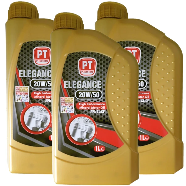 Petro Time 20W-50 Motor Yağı 3 x 1 Litre