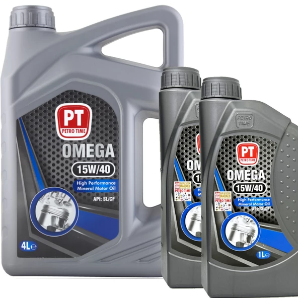 Petro Time 15W-40 Motor Yağı 4 L + 2 L (Toplam 6 Litre)