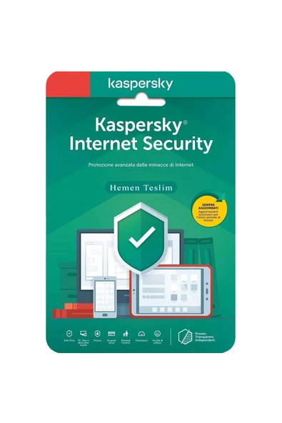 KASPERSKY İNTERNET SECURİTY 4 CİHAZ 1 YIL