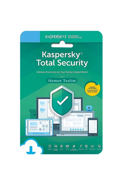 KASPERSKY TOTAL SECURİTY 4 CİHAZ 1 YIL