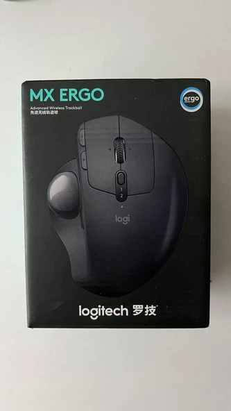 Logitech MX Ergo Kablosuz Konforlu Trackball Mouse - Siyah (Outlet)