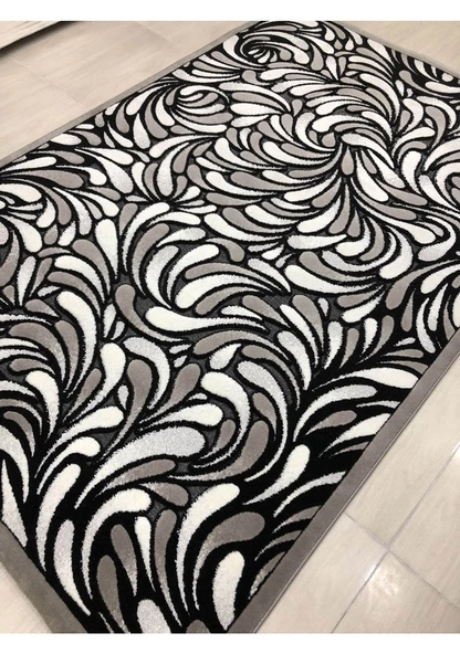 Burak Halı Jade 165X250 Z 012-02 Gri Siyah Beyaz 4 M2 Halı