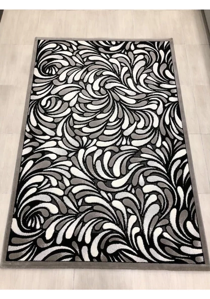 Burak Halı Jade 165X250 Z 012-02 Gri Siyah Beyaz 4 M2 Halı - 2