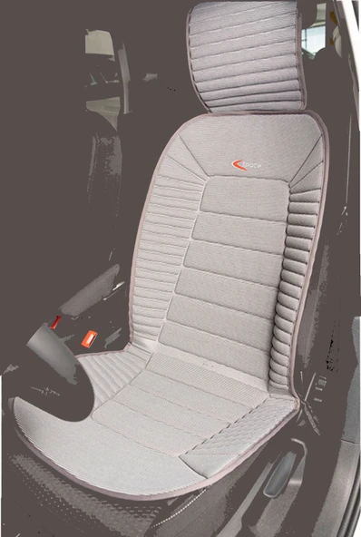 Tekli Oto Koltuk Minderi - Ergonomik Lüks Koltuk Minderi Gri (TEKLİ)