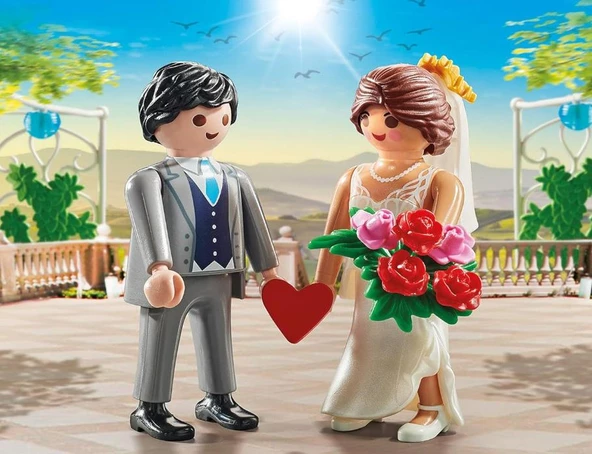 Playmobil 71507 Wedding Couple - Resim 3