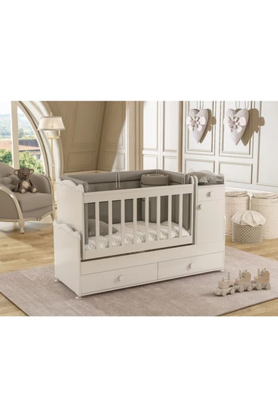 Patiko Furniture   Babysun Büyüyen Beşik 60x165