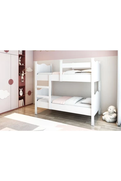 Patiko Furniture   Çift Katlı Ikiye Ayrılabilir Lüks Ranza (90x190) - Resim 2