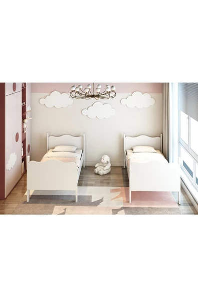 Patiko Furniture   Çift Katlı Ikiye Ayrılabilir Lüks Ranza (90x190) - Resim 3