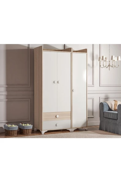 Patiko Furniture   Patiko Bdlp 049 3 Kapılı Dolap - 3