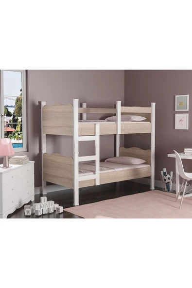 Patiko Furniture   Mdf Ayaklı Ayrılabilir Ranza (90X190)