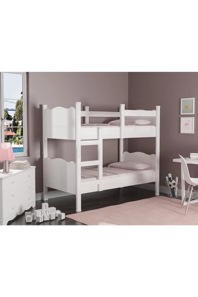 Patiko Furniture   Mdf Ayaklı Ayrılabilir Ranza (90X190)