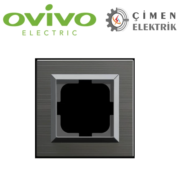 Ovivo Manyatik Gri Tekli Çerçeve Quantum