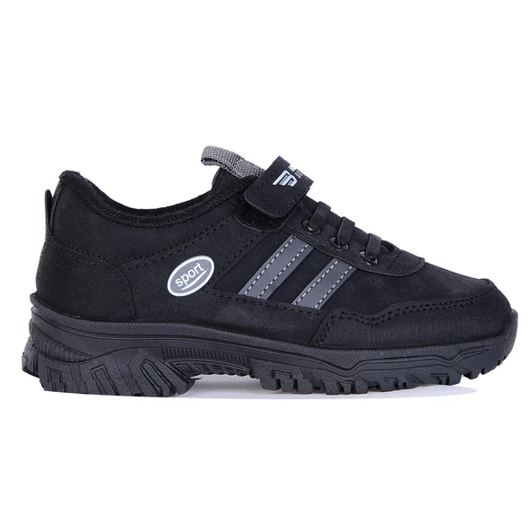 Skuaıter Blm-5090 Siyah Cırtlı Erkek Çocuk Kışlık Spor Ayakkabı ürün görseli