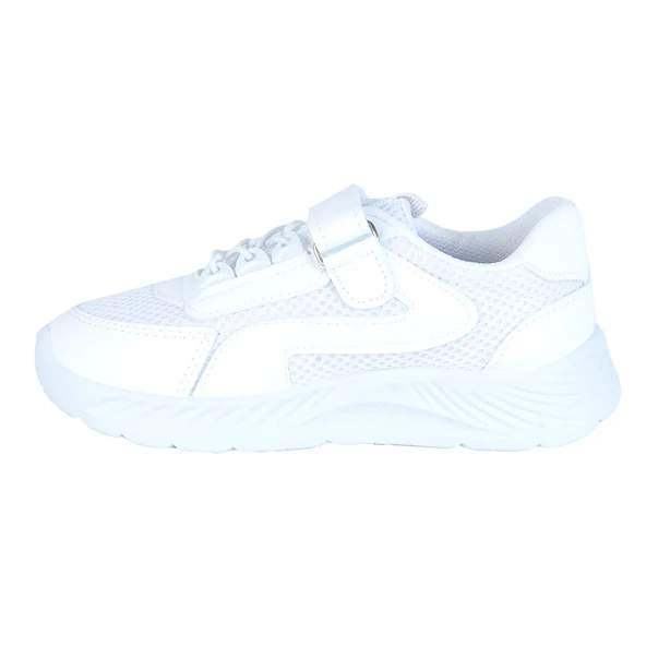 Bolimex 3600 Sade Beyaz Anorak Yazlık Kız Çocuk Spor Ayakkabı - Resim 2