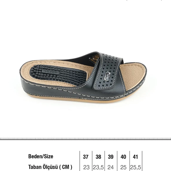 Gezer 11260 Kadın Günlük Düz Terlik - Resim 3