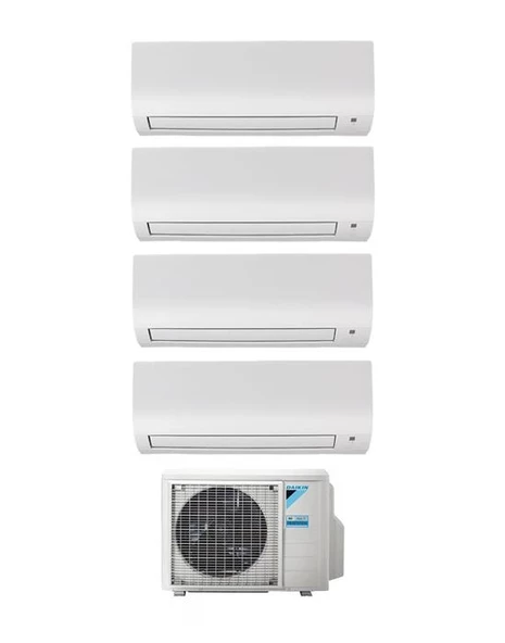 Daikin Shira Plus Multi Split Inverter Klima 1+4 Sistem (5MXM90) 9+9+12+18 BTU 9,0 kW R32 Dış Ünite