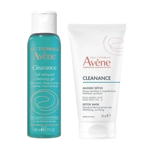 Avene Cleanance Yağlı ve Düzensiz Cilt Bakım KitiAvene Cleanance Yağlı ve Düzensiz Cilt Bakım Kiti ürün görseli