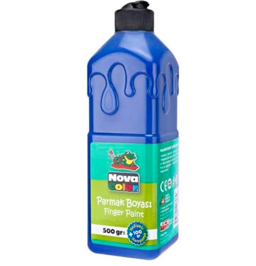 Nova Color Parmak Boyası 500Ml Mavi