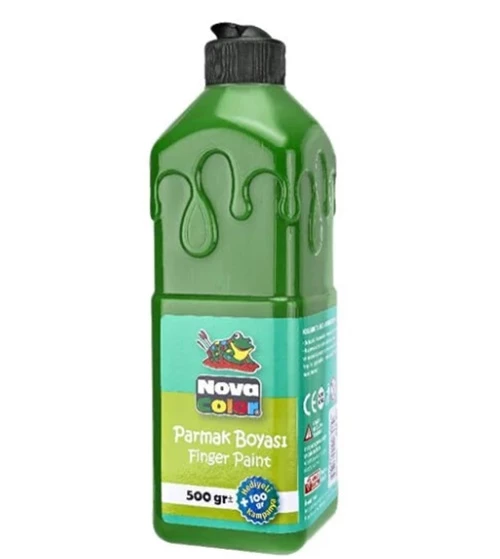 Nova Color Parmak Boyası 500Ml Yeşil