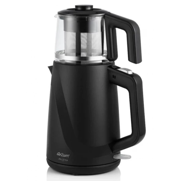 Arzum AR3062 Jollietea Cam Demlik Çay Makinesi (Siyah) - 2