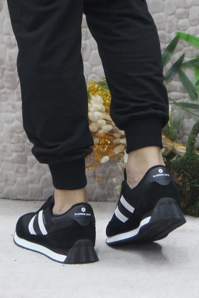 Hammer Jack 101 24985 Siyah Beyaz Orijinal Ürün Erkek Sneaker Ayakkabı - Resim 4
