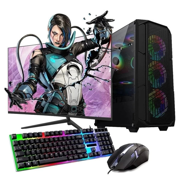 Ryzen5 5600 16GB 1TB M2 8GB RTX3050 27" Mon. Oyun Bilgisayarı (Gaming Set) ürün görseli
