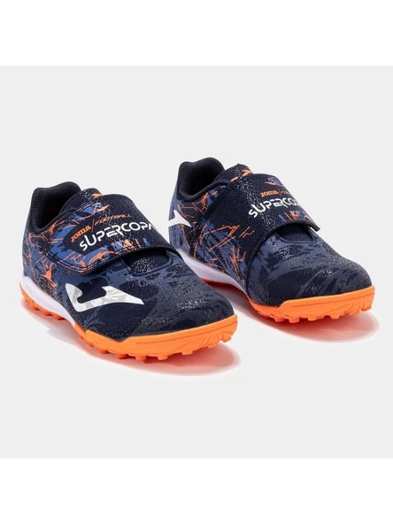 Joma Süper Copa jr SCJW2403TFV Çocuk Halısaha Lacivert - 2